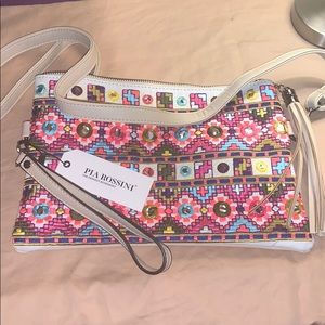 Boho cross body clutch